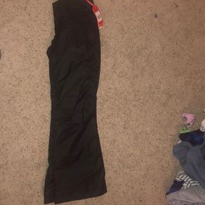 Black north face snowboarding pants